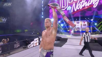 Cody Rhodes gana el Campeonato de TNT en AEW Double or Nothing 2020