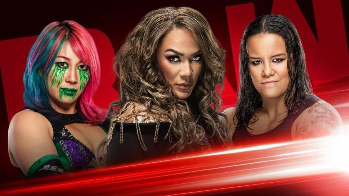 Asuka, Nia Jax y Shayna Baszler se enfrentarán esta noche en WWE Monday Night Raw