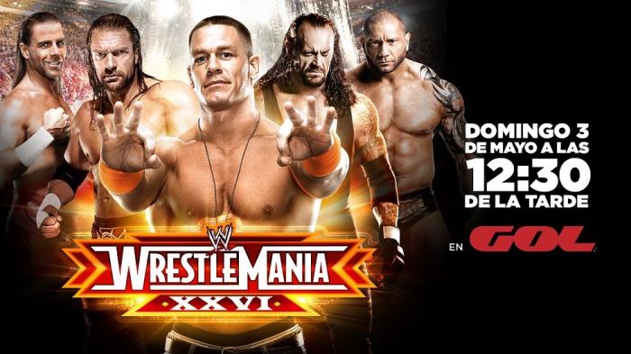 Gol emitirá WrestleMania 26 este mediodía