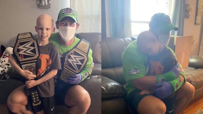 John Cena sorprende a un niño con cáncer en plena pandemia de coronavirus