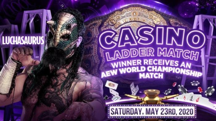 Luchasaurus, octavo participante del Casino Ladder Match de AEW Double or Nothing 