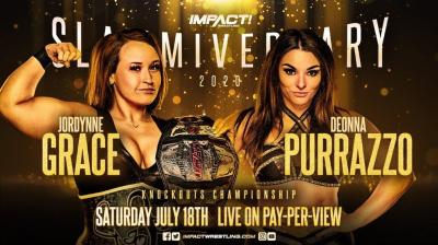 Jordynne Grace defenderá el Campeonato Knockouts de Impact ante Deonna Purrazzo en Slammiversary 2020