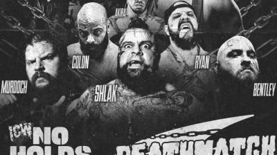 Cartelera final ICW: No Holds Barred Vol.2 Death Match Drive-In 