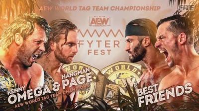 Kenny Omega y 'Hangman' Adam Page retienen los Campeonatos Mundiales por Parejas de AEW en Fyter Fest