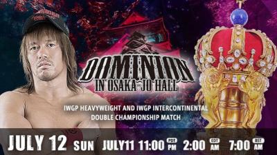 New Japan Pro-Wrestling anuncia la cartelera final de Dominion