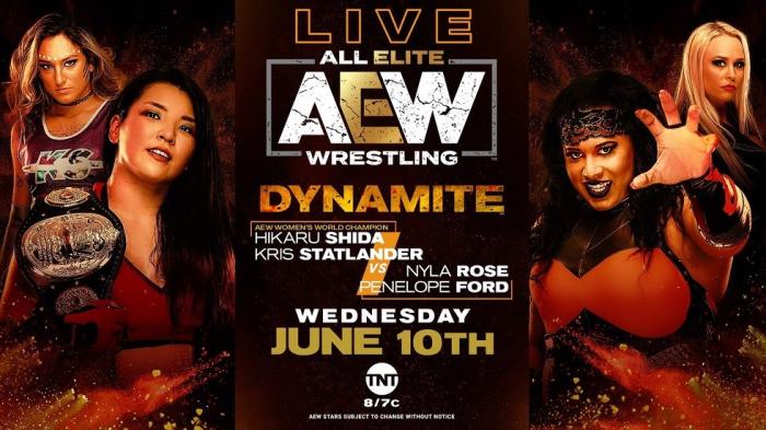 Hikaru Shida y Kris Statlander se enfrentarán a Nyla Rose y Penelope Ford mañana en AEW Dynamite