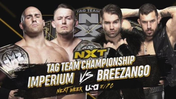 IMPERIUM defenderá los Campeonatos en Pareja ante Breezango la próxima semana en NXT