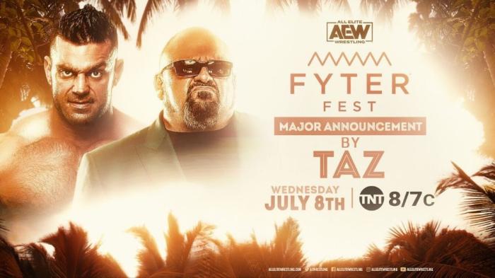 Taz realizará un anuncio importante esta noche en AEW Fyter Fest