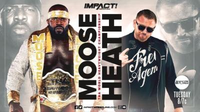 Moose defenderá el Campeonato de TNA ante Heath en Impact Wrestling