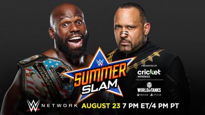 Apollo Crews defenderá el Campeonato de Estados Unidos ante MVP en WWE SummerSlam 2020