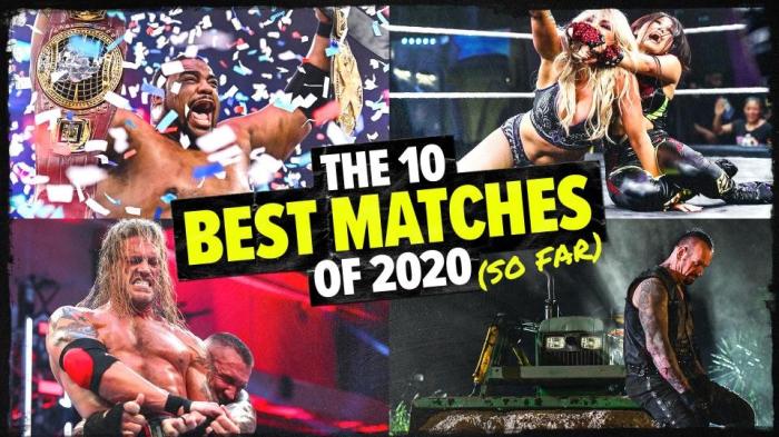 WWE publica los 10 mejores combates de 2020 hasta la fecha