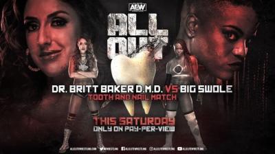 La lucha entre Britt Baker y Big Swole en AEW All Out será cinematográfica 