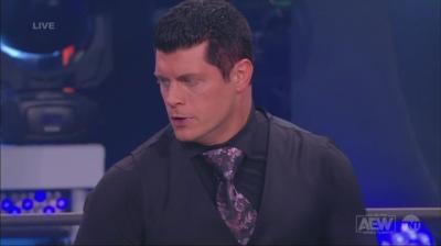 Cody regresa a la programación de AEW en el show semanal