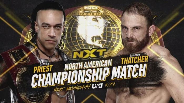 Damian Priest defenderá el Campeonato Norteamericano ante Timothy Thatcher la próxima semana en NXT