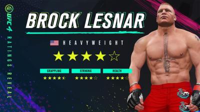 Brock Lesnar será parte del videojuego UFC 4