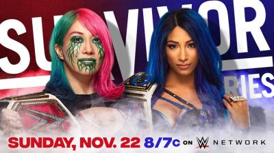 Asuka se enfrentará a Sasha Banks en un combate interpromocional de campeones en WWE Survivor Series 2020