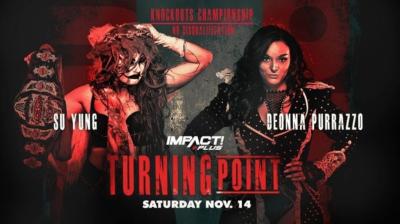 Su Yung se enfrentará a Deonna Purrazzo en una lucha sin descalificación por el Campeonato de Knockouts de IMPACT en Turning Point