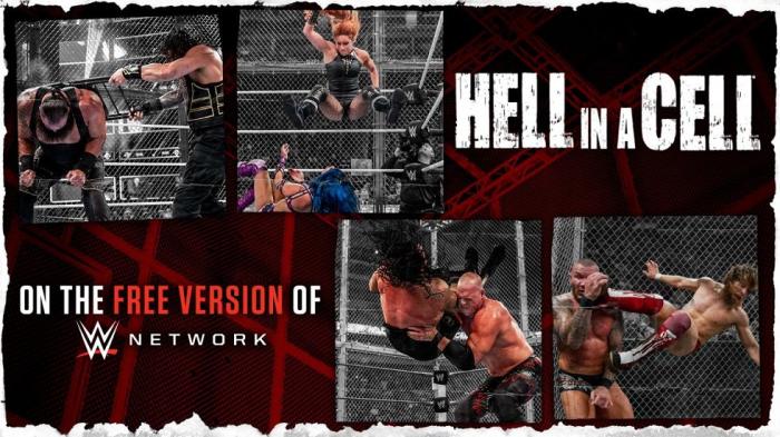 Todos los eventos WWE Hell in a Cell, disponibles en la versión gratuita de WWE Network