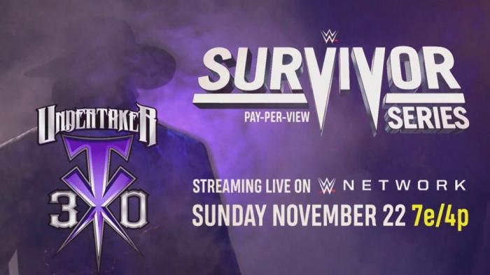 WWE anuncia una edición de Survivor Series dedicada a The Undertaker