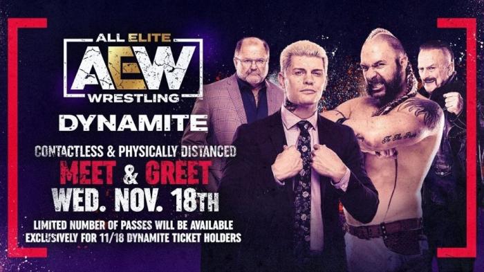 AEW anuncia un Meet & Greet para el miércoles 18 de noviembre del 2020