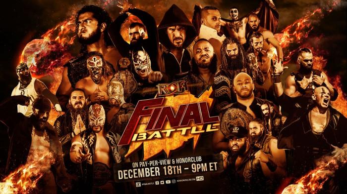 ROH Final Battle 2020 se celebrará el 18 de diciembre