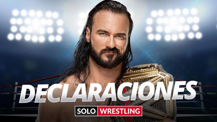 Drew McIntyre: 'Espero que tengamos público antes del WrestleMania del año que viene'