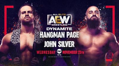 Hangman Page se enfrentará a John Silver mañana en AEW Dynamite