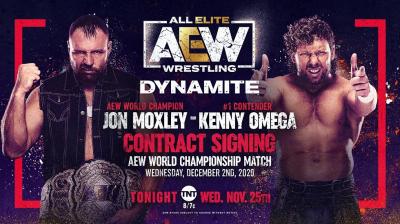 AEW añade a Dynamite la firma de contrato entre Kenny Omega y Jon Moxley