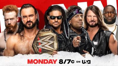 Drew McIntyre y Sheamus se enfrentarán a The Miz, John Morrison y AJ Styles en un Handicap Match en WWE RAW