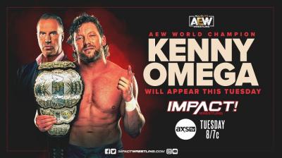 Impact Wrestling confirma la aparición de Kenny Omega en su próximo show semanal