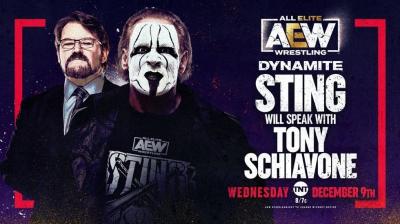 Sting será entrevistado por Tony Schiavone en el próximo episodio de AEW Dynamite