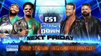 Friday Night SmackDown volverá a transmitirse en FS1 la próxima semana