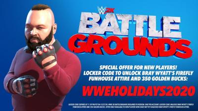 WWE Battlegrounds ofrece el personaje de Bray Wyatt de forma gratuita