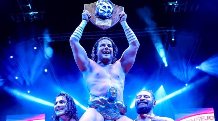 Ángel de Oro es el ganador del torneo Leyenda de Azul 2020 de CMLL