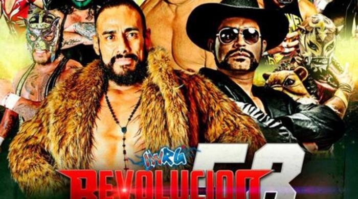 Cartelera de IWRG Revolución 58 - Revancha de cabelleras entre Wagner y Capo Mayor