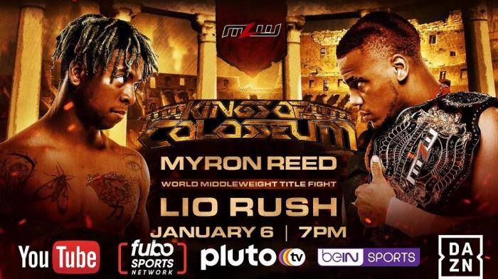 Lio Rush y Myron Reed se enfrentarán en el evento de MLW, Kings of Colosseum