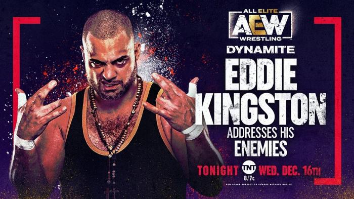 Eddie Kingston enviará un mensaje a sus enemigos esta noche en AEW Dynamite