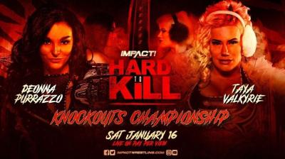 Deonna Purrazzo defenderá el Campeonato Knockouts de Impact ante Taya Valkyrie en Hard To Kill 2021