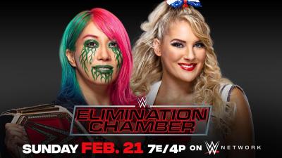 Lacey Evans y Asuka Elimination Chamber 2021