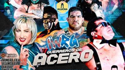 Cartelera de IWRG Guerreros de Acero 2021 - Todas las luchas en jaula