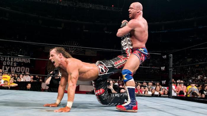 Kurt Angle Shawn Michaels