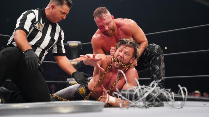 Jon Moxley y Kenny Omega