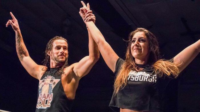 Britt Baker y Adam Cole