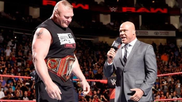 Kurt Angle Brock Lesnar