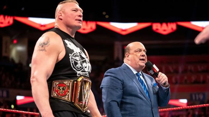 Paul Heyman y Brock Lesnar