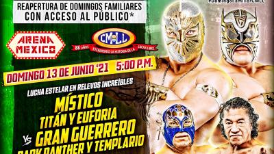 CMLL volverá a tener a 3 funciones semanales con público en la Arena México