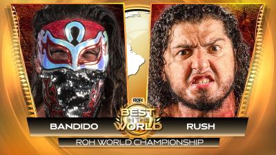 Rush vs. Bandido será la estelar de ROH Best in the World 2021