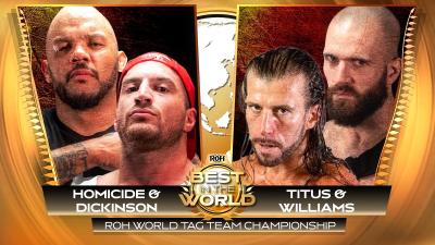 ROH tag team titles best in the world
