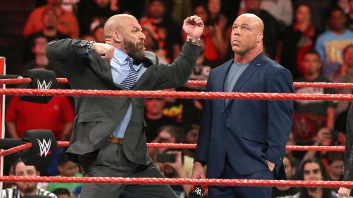 Kurt Angle y Triple H